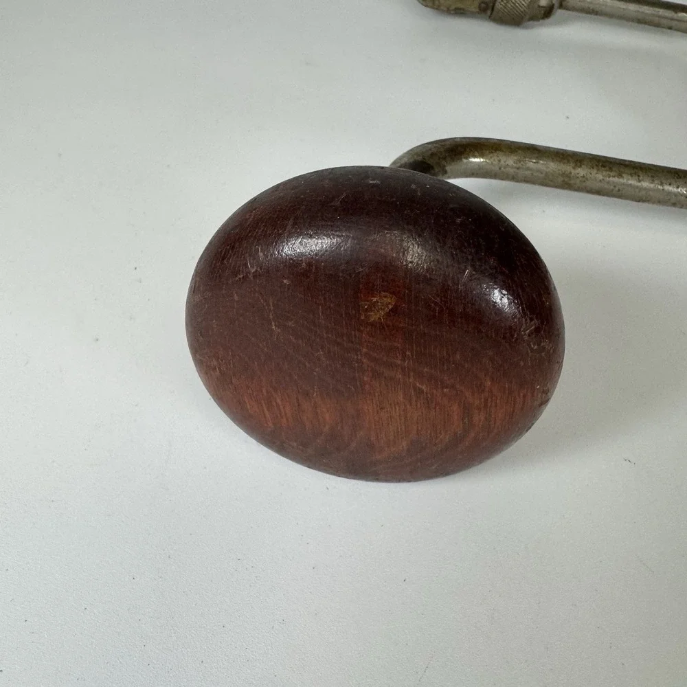 Vintage Ratcheting Fulton No. 10 Bit Brace Drill Woodworking 1930s‎ USA Rosewood